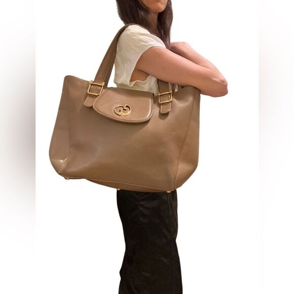 Gucci 1973 blondie leather tote - Picture 1 of 15